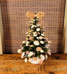 Seashell Tabletop Christmas Tree Beach House Coastal
