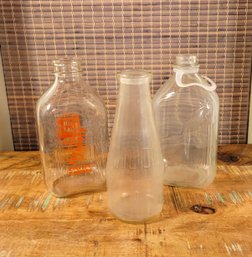 Vintage Milk Bottles Collectible Bottles