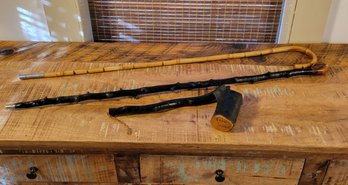 Irish Shillelaghs And Bamboo Cane
