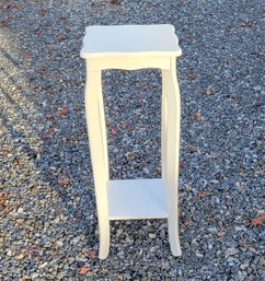 White Plant Stand