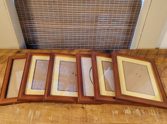 Wood Picture Frames, Lot Of Six