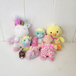 Pastel Stuffed Animal Lot