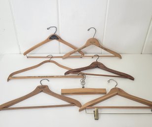 Vintage Wood Advertising Hangers Lot #1