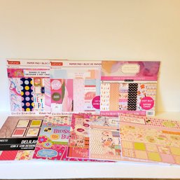 Scrapbooking Paper, Decorative Craft Paper Assortment, Paris, Baby Girl, Blossoms And Butterflies