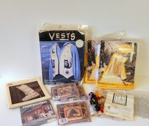 Needlework Craft Kit Lot