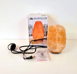 Pink Salt Crystal Lamp, Himalayan Glow, New In Box