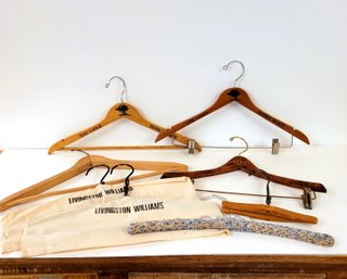 Vintage Advertising Hangers Wood And Wire