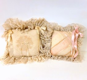 Vintage Victorian Style Lace Pillows