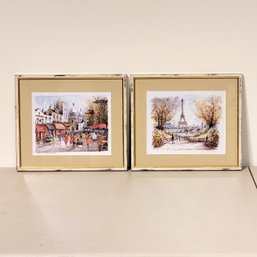 Paris Prints Custom Framed Pair