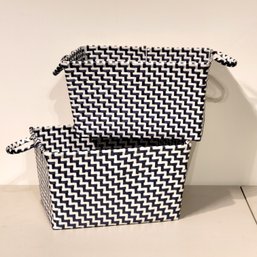Lightweight Blue And White Storage Totes