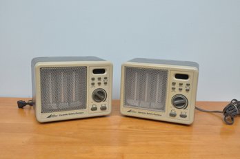 Ceramic Safety Heaters, Set Of Two