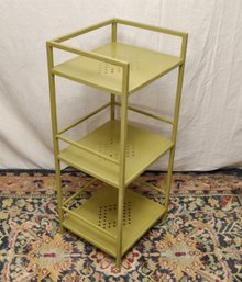Small Three Tiered Metal Storage Shelf