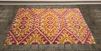 Kaleen Global Pink Wool Area Rug