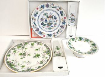Cake Plates, Three Assorted