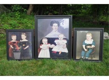 Instant Ancestors Framed Colonial Style Portraits