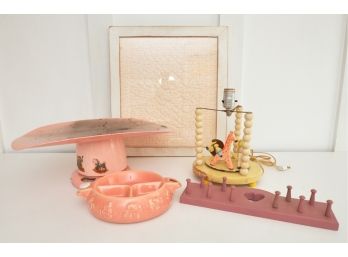 Vintage Baby Nursery Decor Lot