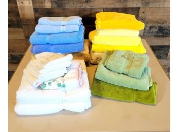 Lot Of Bath Towels Including The Athens Hilton