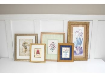 Framed Floral Print Assortment