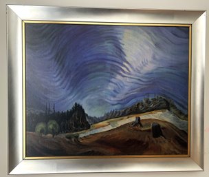 Framed Emily Carr 'Above The Gravel Pit' Canvas Reproduction