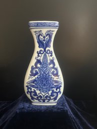 Blue & White Figure Vase