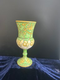 Italian Hand-Painted Ceramic Vase  Ceramiche DAnte, Ravello  Signed Art Pottery