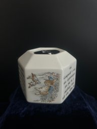 Beatrix Potter Peter Rabbit Ceramic Coin Bank / Money Box