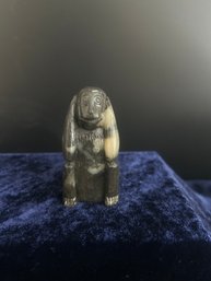 Hand-Carved Soap Stone Ape-Like Figure