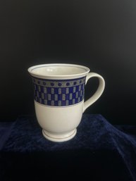 Mikasa Aztec Blue Pottery Touch Mug