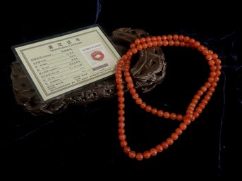 Agate Bead Necklace