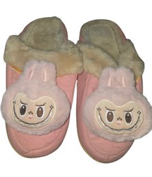 Mario Brand Labubu-inspired Plush Slippers Size L