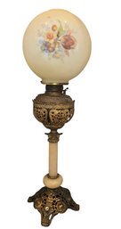 Vintage Electrified Bradley & Hubbard Banquet Parlor Lamp