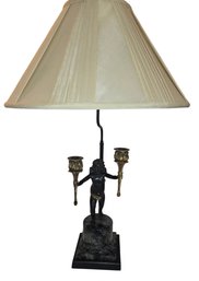 Theodore Alexander Althorp 19th-century French Louis XVI Style Patinated Bronze And Ormolu Candelabra Table La