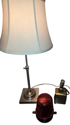 Table Lamps & Rotating Beacon