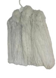 Henig Furs - Women's White Saga Fox Fur Coat- Size 12