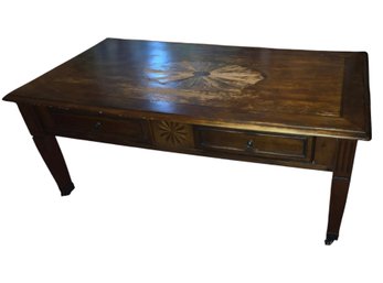 Ashley Furniture Cherrywood Glen Eagle Rectangular Cocktail Table