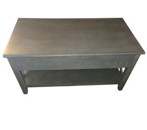 Gray Lift Top Coffee Table
