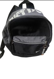 Black And Gray Nike Just Do It Mini Backpack