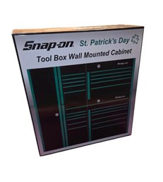New-limited-edition Snap-on St. Patrick's Day Tool Box Wall Mounted Cabinet 1 Of 2