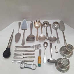 Kitchen Silver Serving Pieces