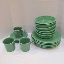Fiesta Meadow Green Ceramic Serving Set