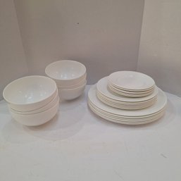 White Wedgwood Ceramic Serving Set