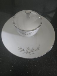 Noritaker Marietta #6653 Sugar Bowl And Plate