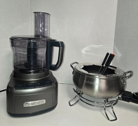 Cuisinart Food Processor And Fondue
