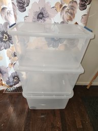 3 Storage Totes