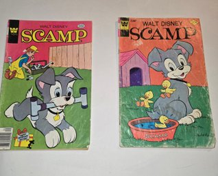 2- Vintage Scamp Comic Books
