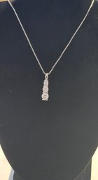 Sterling Silver Necklace Marked 925