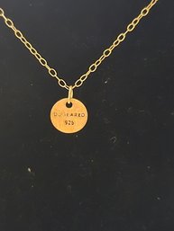 Dogeared Sterling Pendant & Necklace