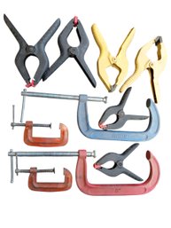 Collection Of Various Clamps