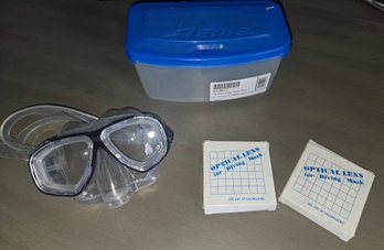 Europa 2 Purge Mask, Blue With 2 Glass Replacement Lenses