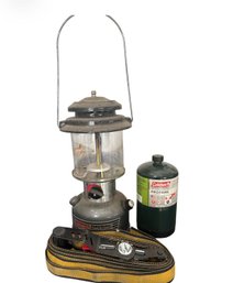 A Vintage Coleman Powerhouse Dual Fuel Lantern